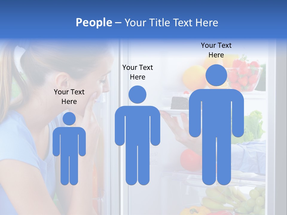 Choice Doubt Vegetarian Diet PowerPoint Template