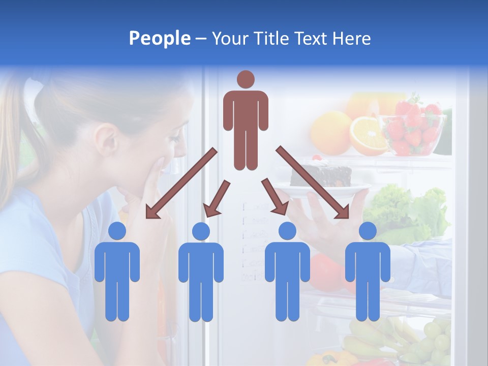 Choice Doubt Vegetarian Diet PowerPoint Template