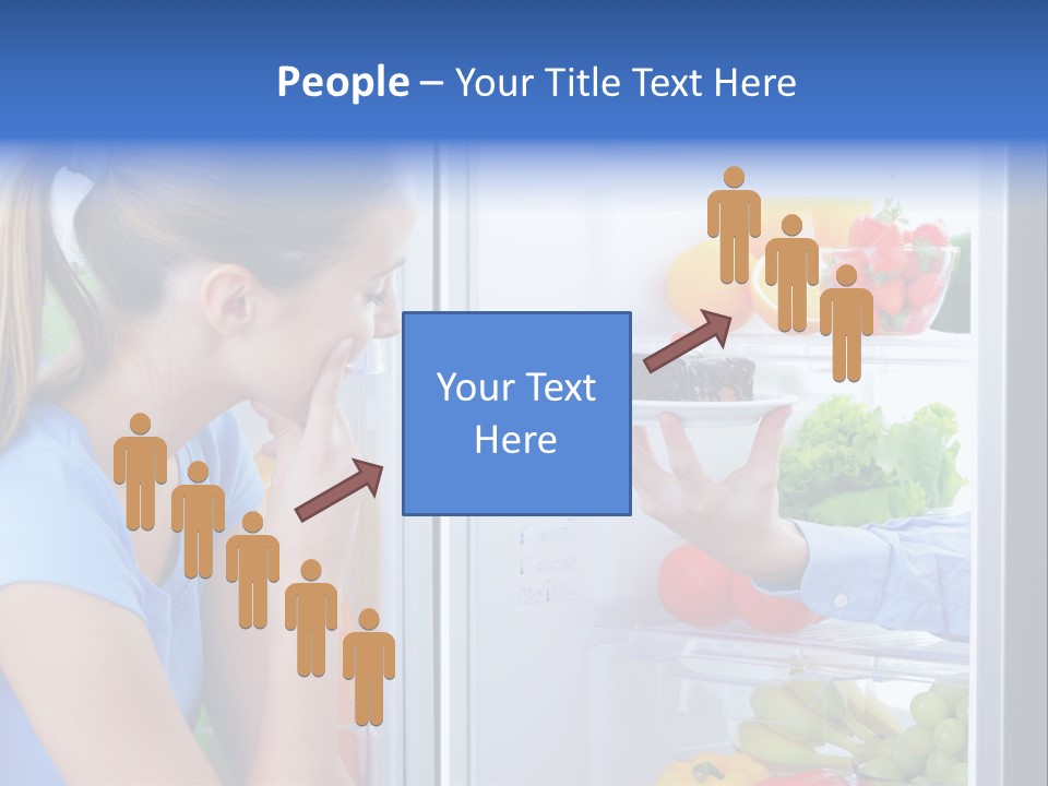 Choice Doubt Vegetarian Diet PowerPoint Template