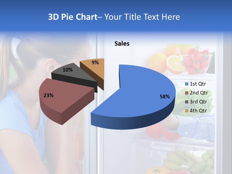 Choice Doubt Vegetarian Diet PowerPoint Template
