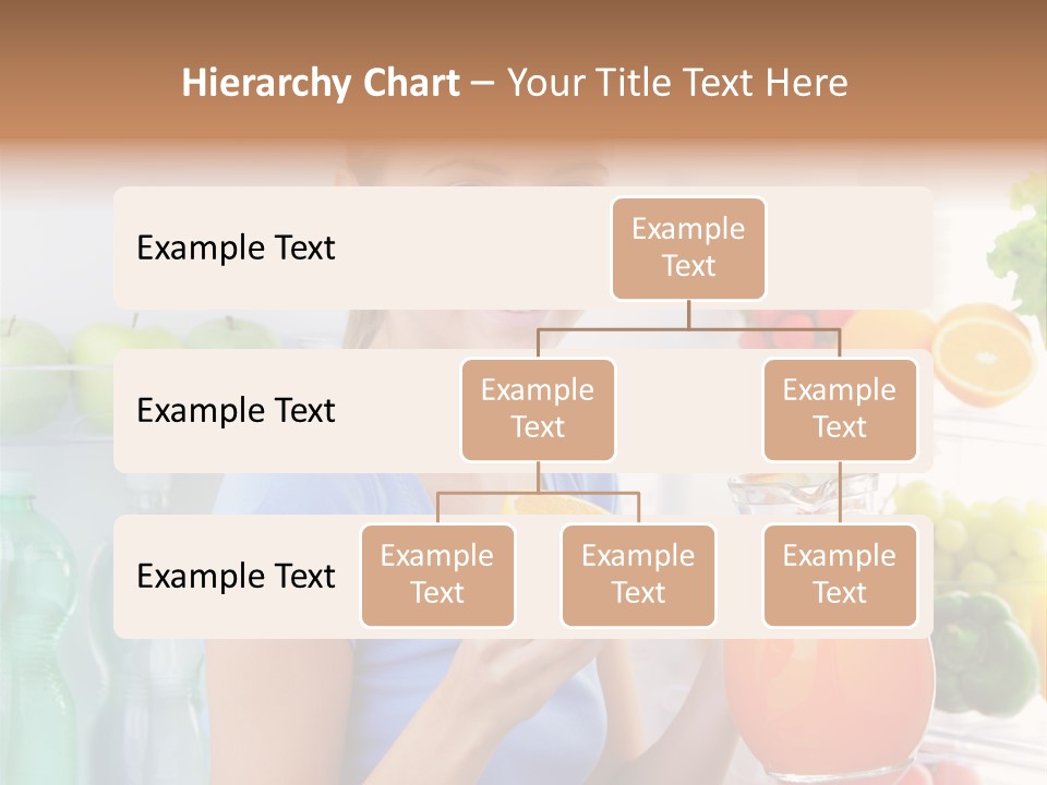 Girl Smiling Strawberries PowerPoint Template