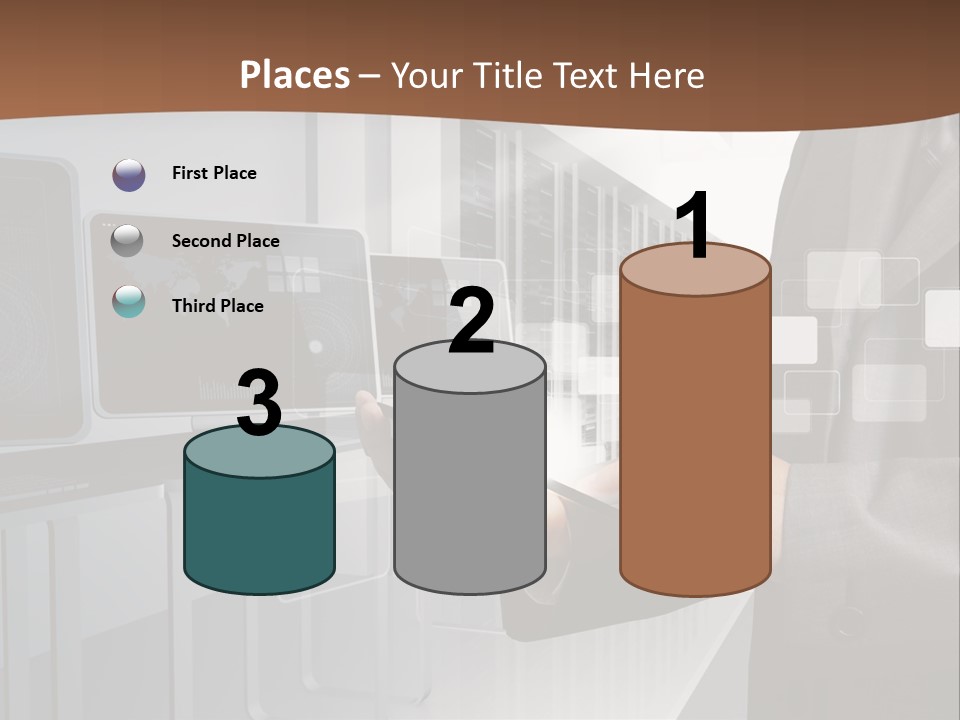 Fix Financial Man PowerPoint Template
