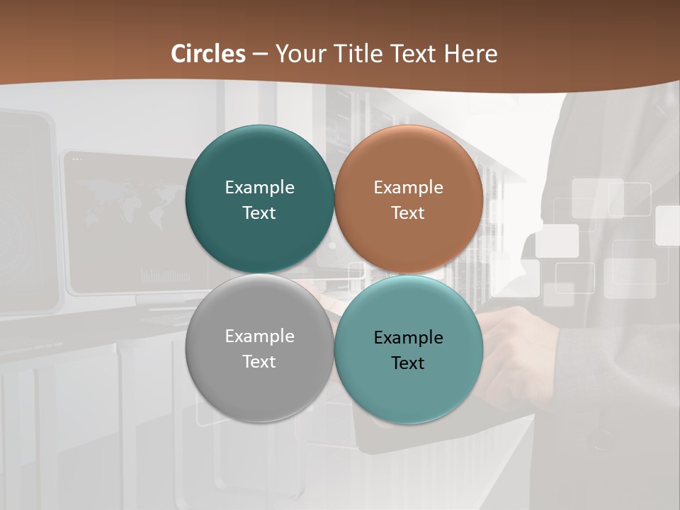 Fix Financial Man PowerPoint Template