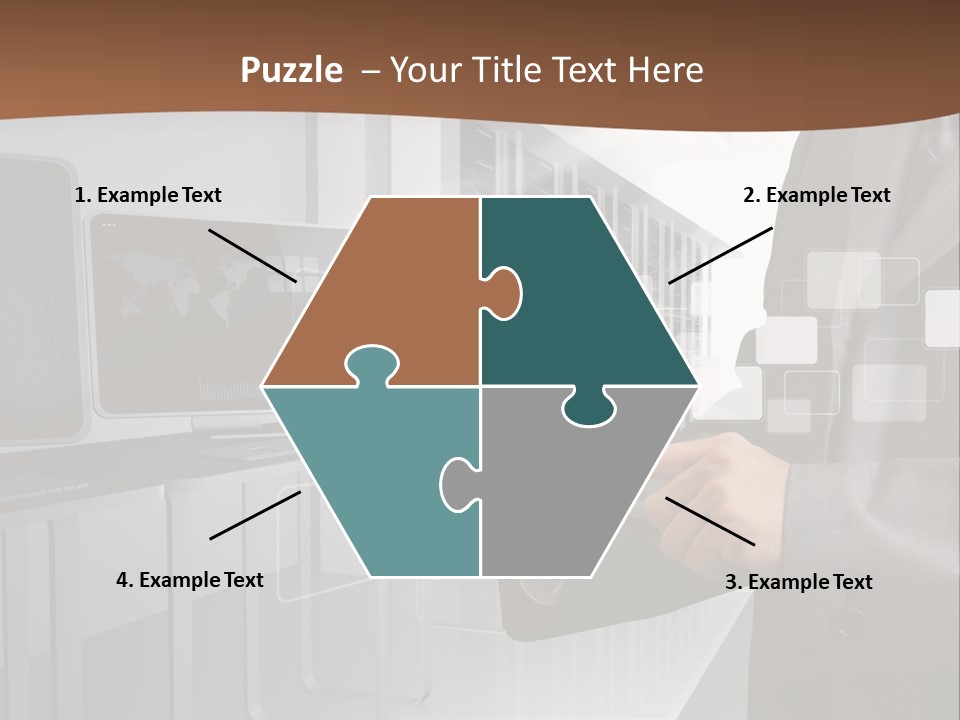 Fix Financial Man PowerPoint Template