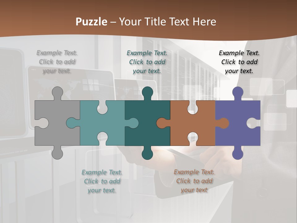 Fix Financial Man PowerPoint Template