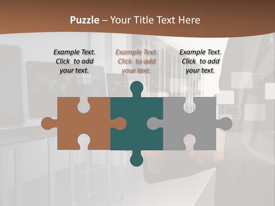 Fix Financial Man PowerPoint Template