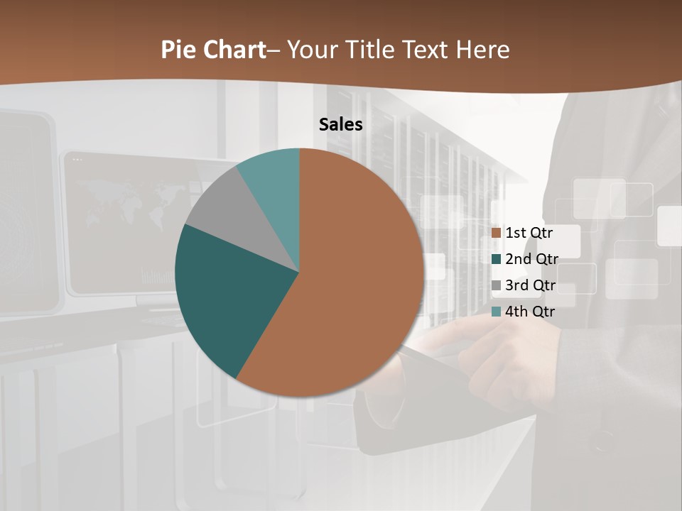 Fix Financial Man PowerPoint Template
