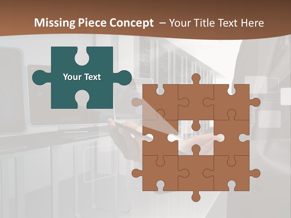 Fix Financial Man PowerPoint Template