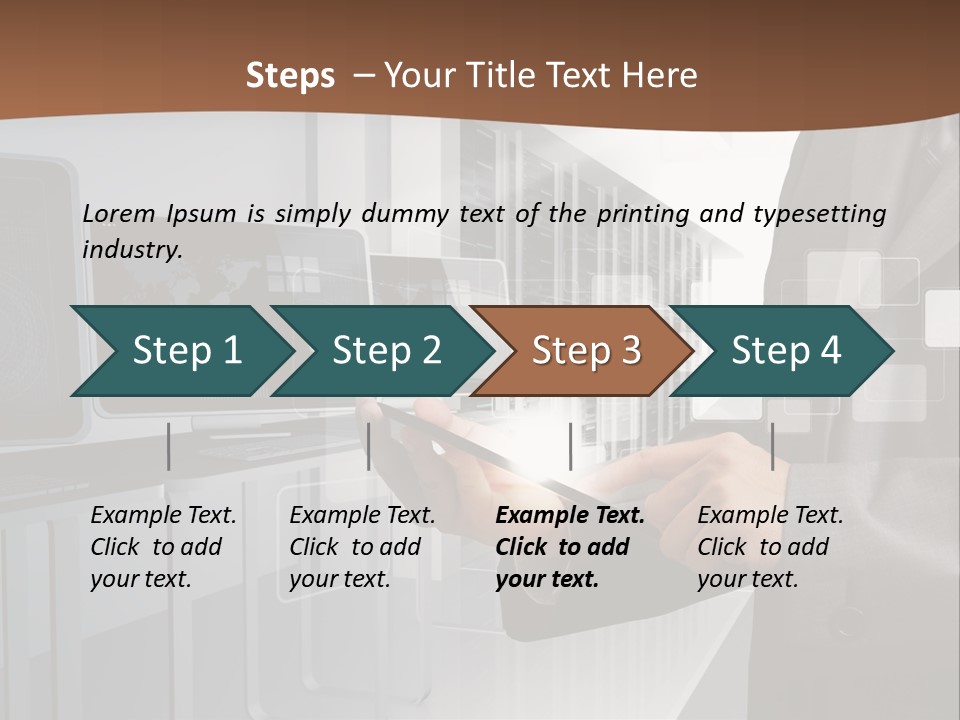 Fix Financial Man PowerPoint Template