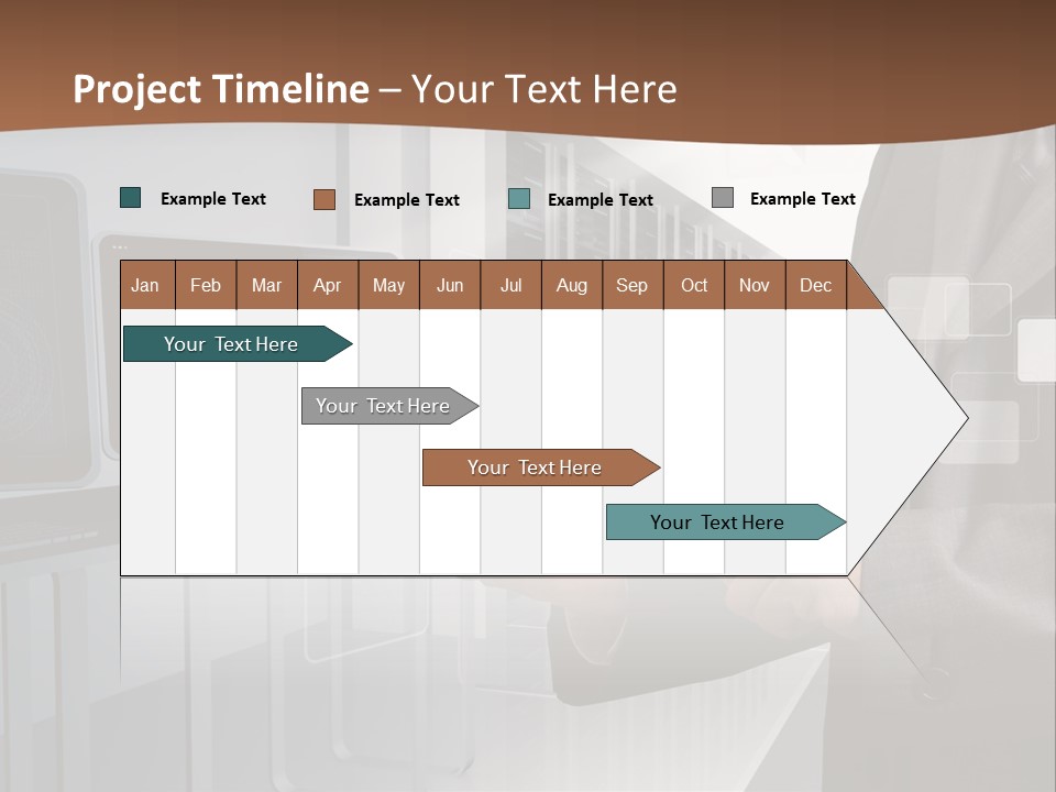 Fix Financial Man PowerPoint Template