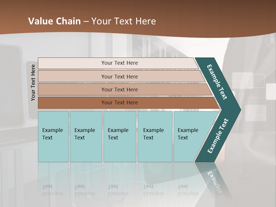 Fix Financial Man PowerPoint Template