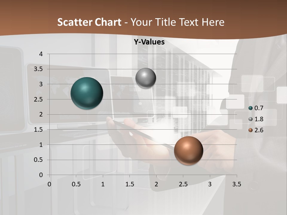 Fix Financial Man PowerPoint Template