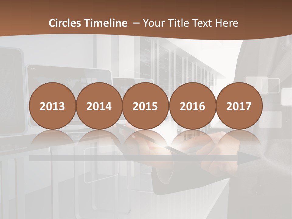 Fix Financial Man PowerPoint Template