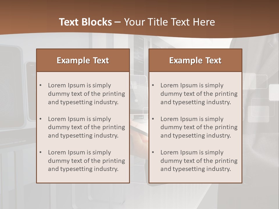 Fix Financial Man PowerPoint Template