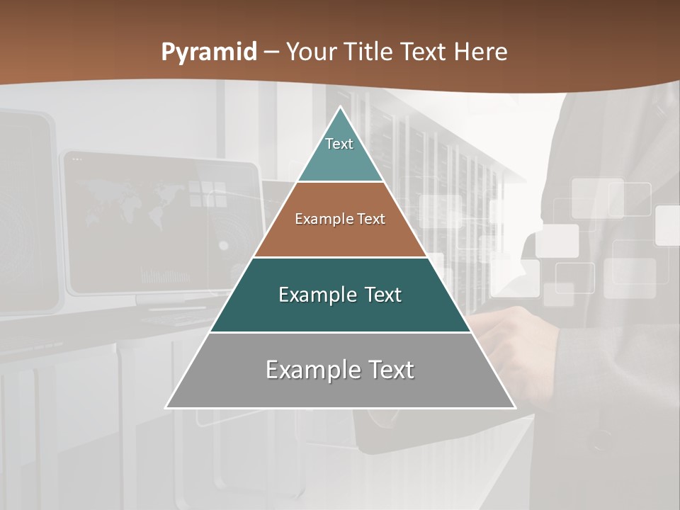 Fix Financial Man PowerPoint Template