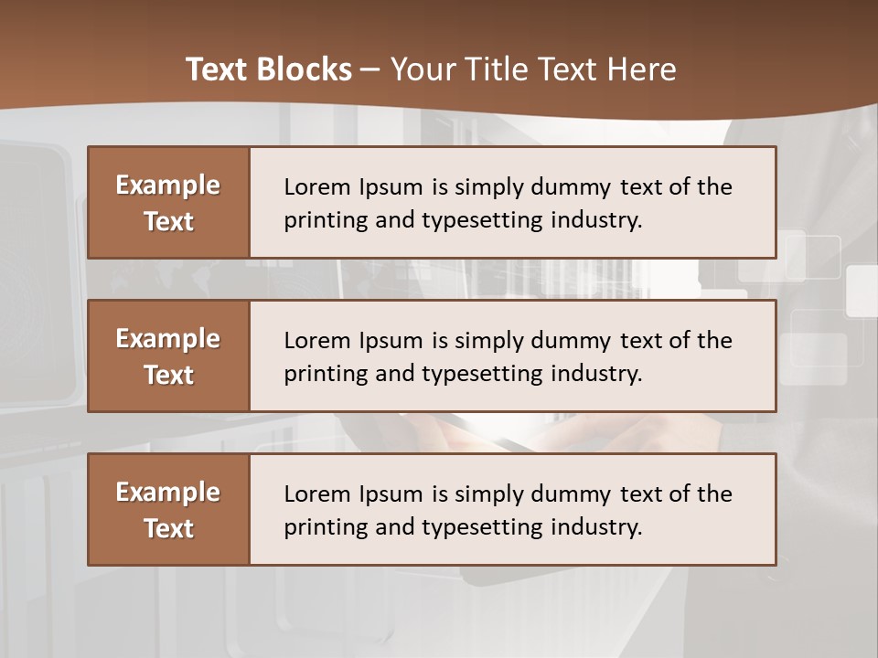 Fix Financial Man PowerPoint Template