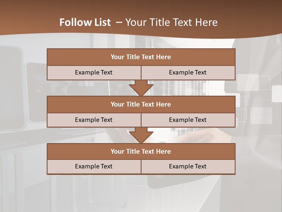 Fix Financial Man PowerPoint Template