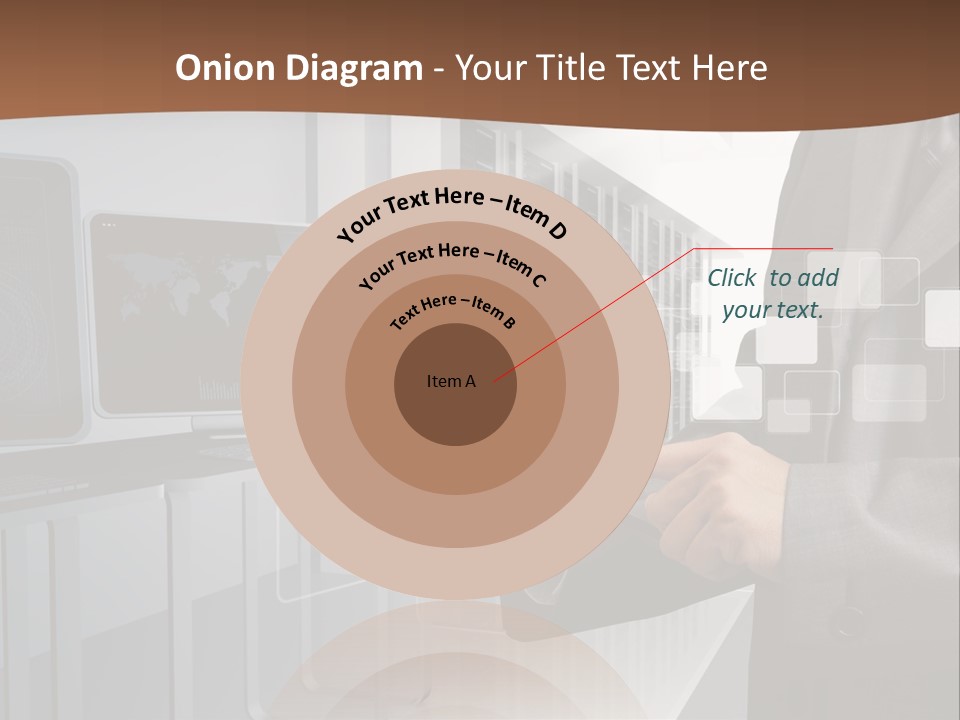 Fix Financial Man PowerPoint Template