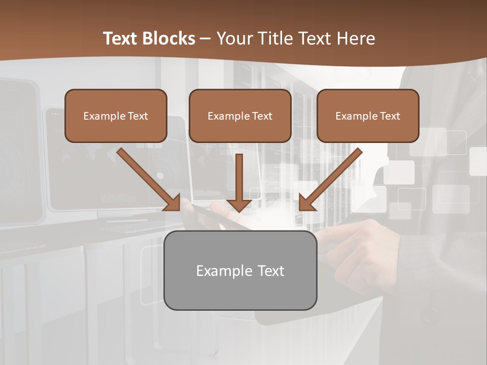 Fix Financial Man PowerPoint Template