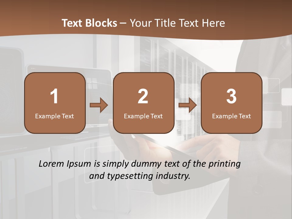 Fix Financial Man PowerPoint Template