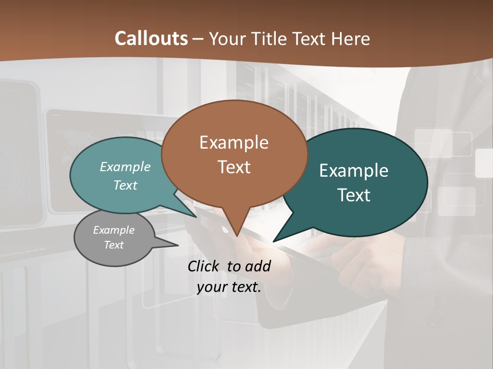 Fix Financial Man PowerPoint Template