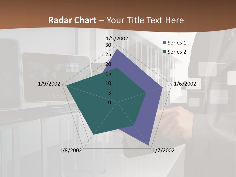 Fix Financial Man PowerPoint Template