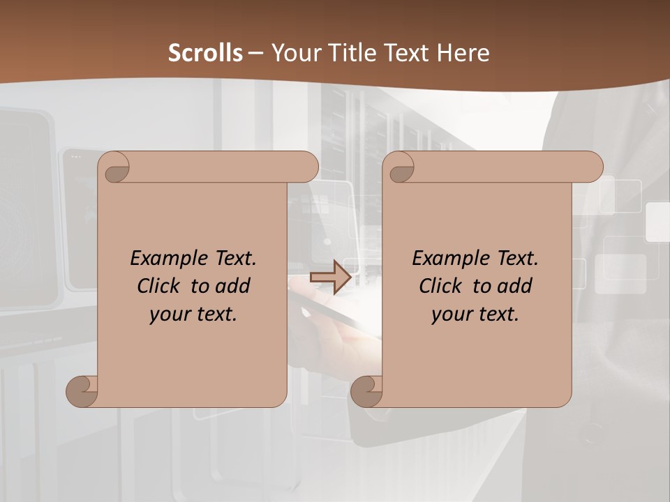 Fix Financial Man PowerPoint Template