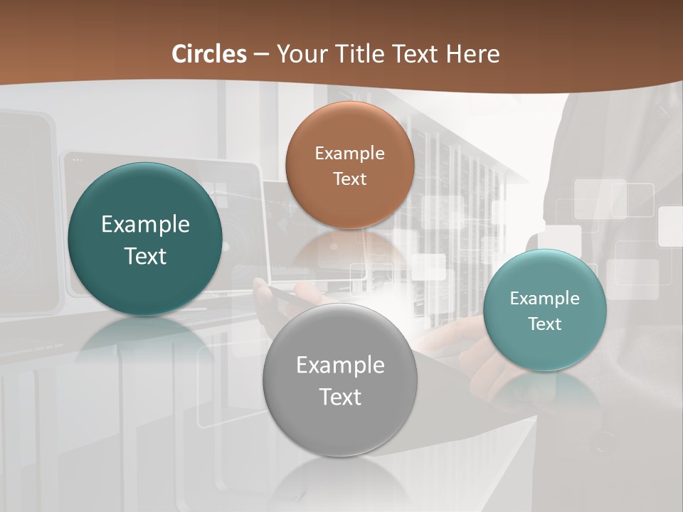 Fix Financial Man PowerPoint Template