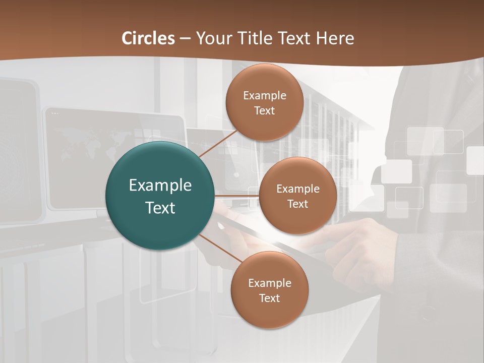 Fix Financial Man PowerPoint Template