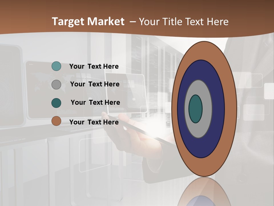 Fix Financial Man PowerPoint Template