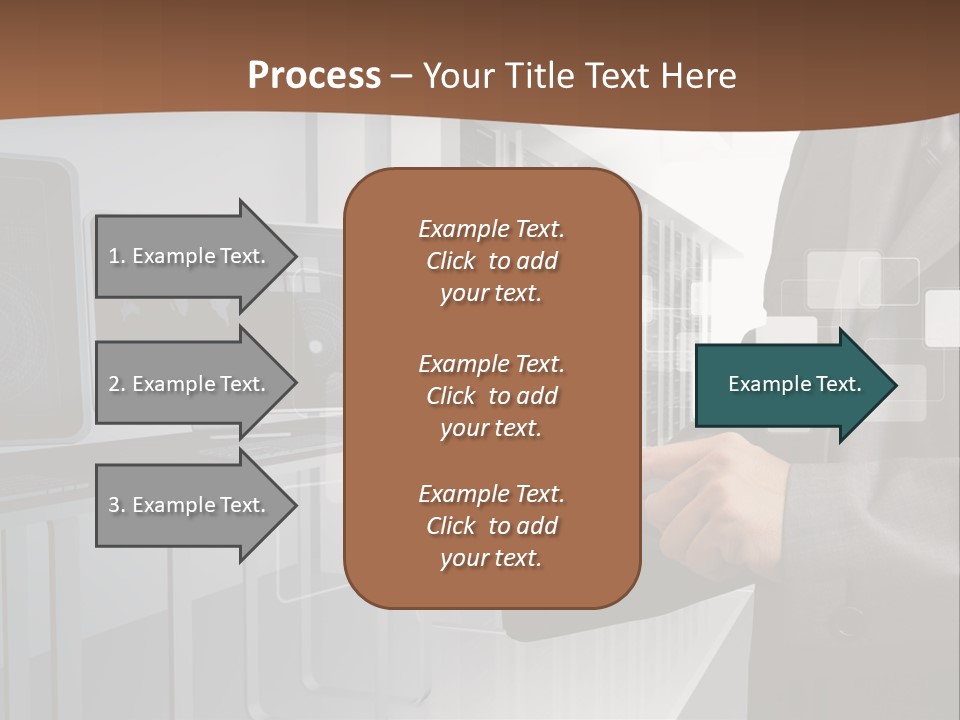 Fix Financial Man PowerPoint Template