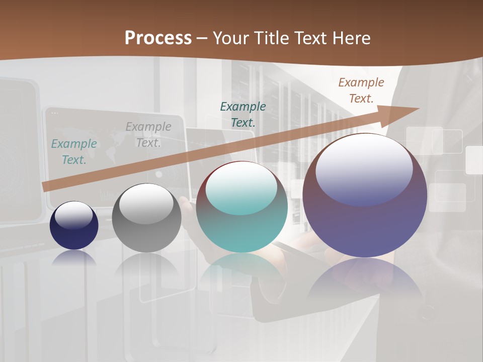 Fix Financial Man PowerPoint Template