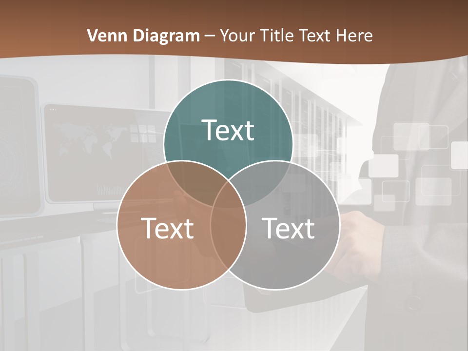 Fix Financial Man PowerPoint Template