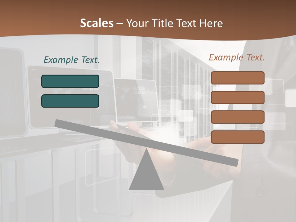 Fix Financial Man PowerPoint Template