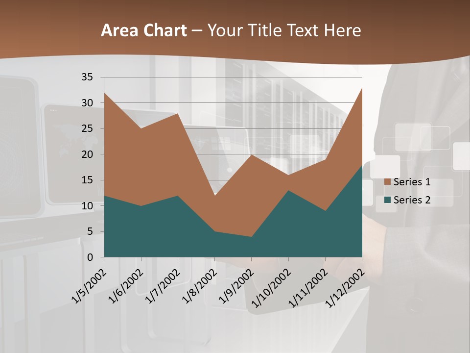 Fix Financial Man PowerPoint Template