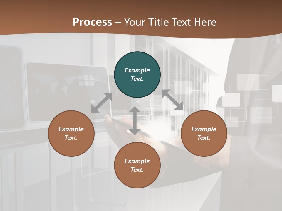 Fix Financial Man PowerPoint Template