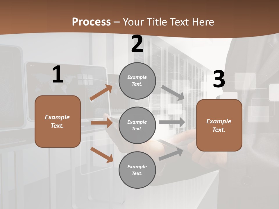 Fix Financial Man PowerPoint Template