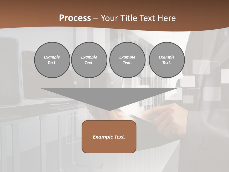 Fix Financial Man PowerPoint Template