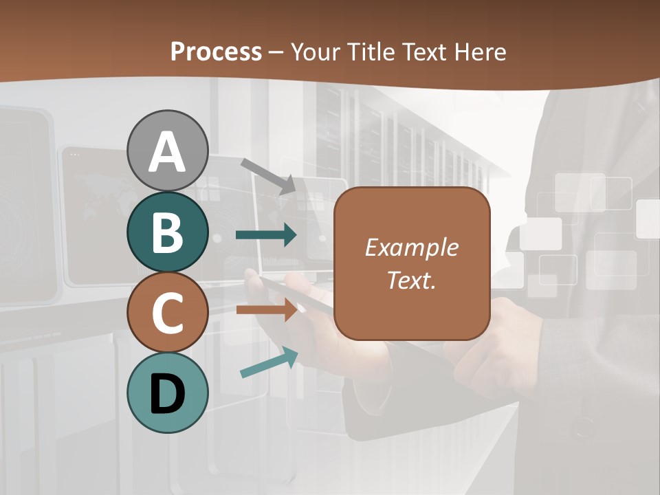 Fix Financial Man PowerPoint Template
