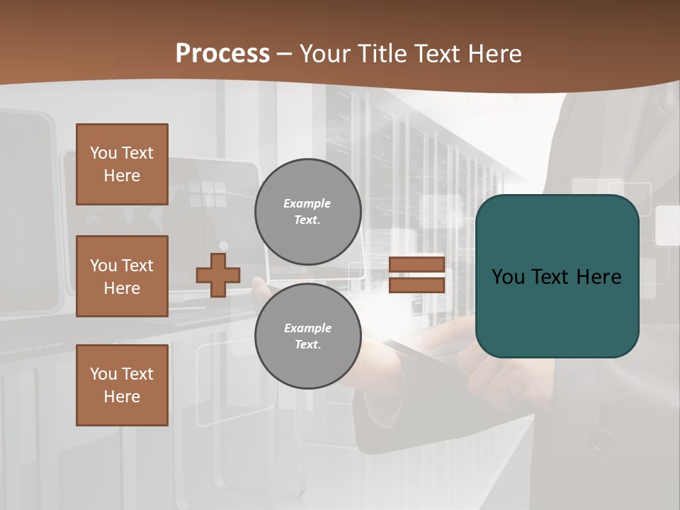 Fix Financial Man PowerPoint Template