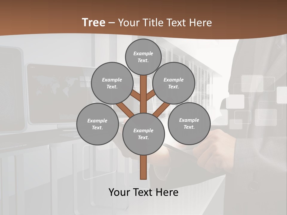 Fix Financial Man PowerPoint Template