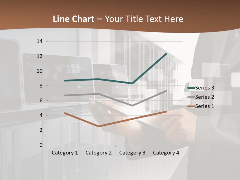 Fix Financial Man PowerPoint Template