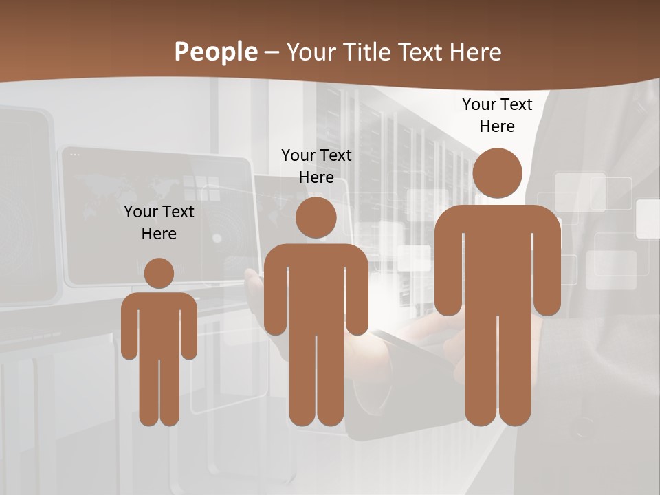 Fix Financial Man PowerPoint Template