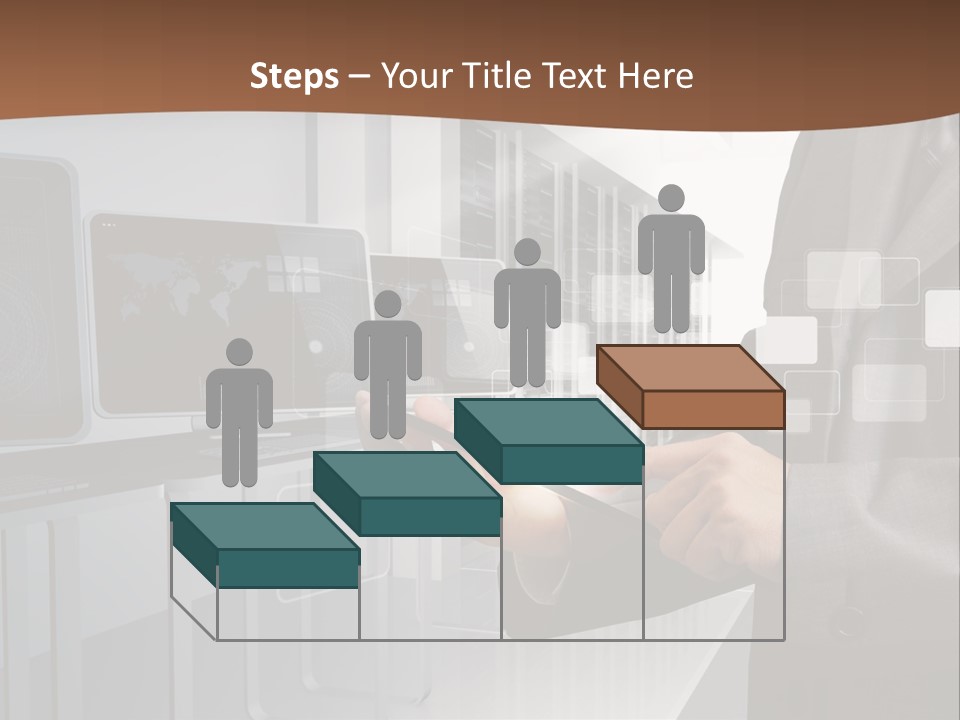 Fix Financial Man PowerPoint Template