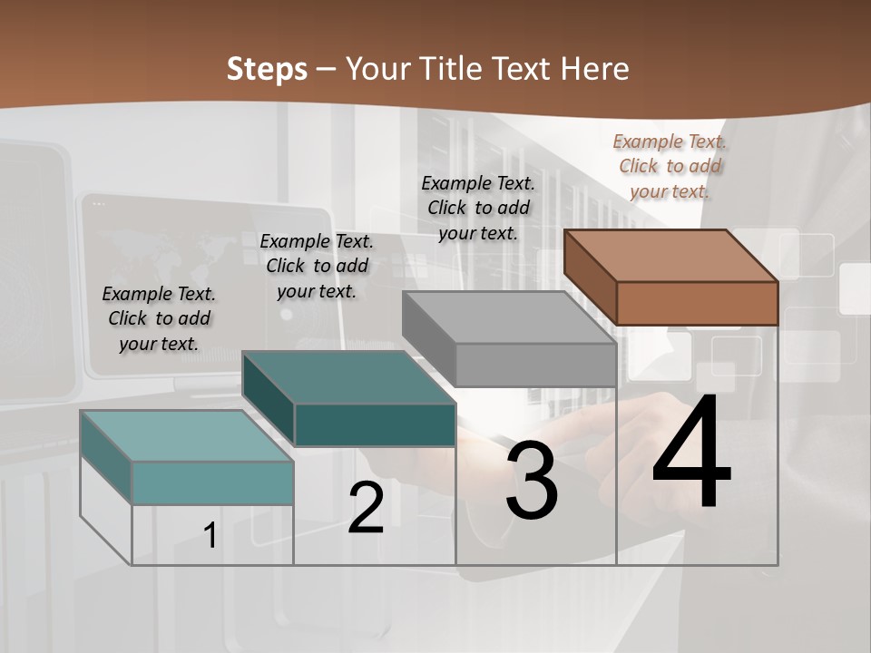 Fix Financial Man PowerPoint Template
