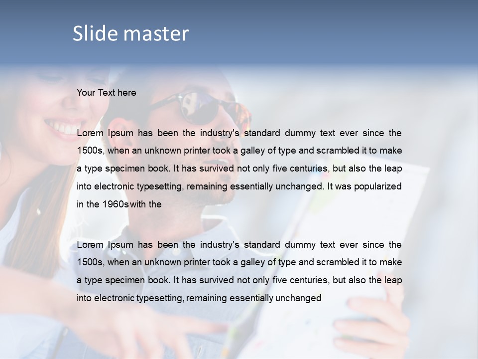 Man People Smiling PowerPoint Template