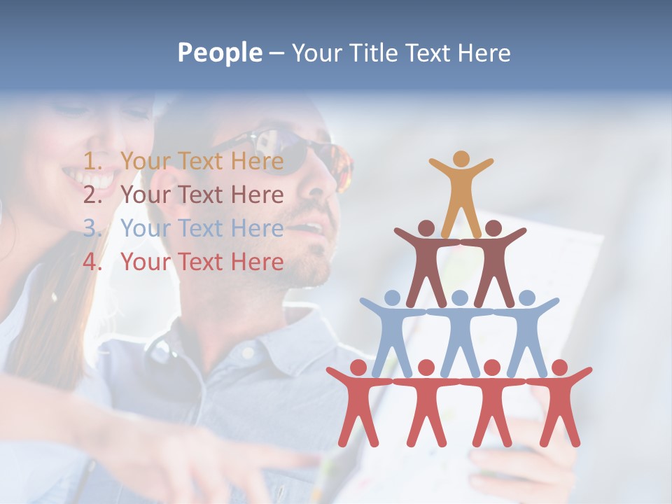 Man People Smiling PowerPoint Template