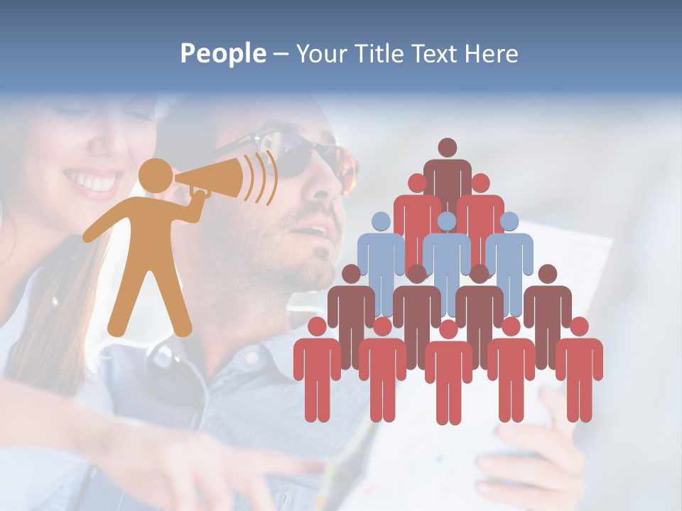 Man People Smiling PowerPoint Template