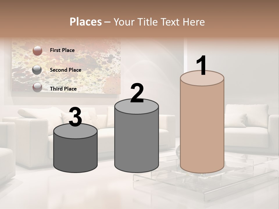 Cuscino Stanza Mobili PowerPoint Template