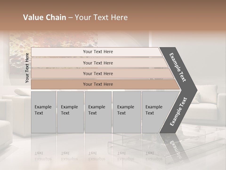 Cuscino Stanza Mobili PowerPoint Template